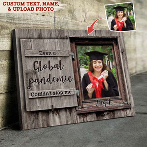 GeckoCustom Upload Image Graduation Canvas HN590 12 x 8 Inch / Satin Finish: Cotton & Polyester