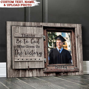 GeckoCustom Upload Image Graduation Canvas HN590