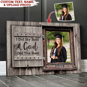 GeckoCustom Upload Image Graduation Canvas HN590