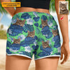 GeckoCustom Upload Pet Photo Women's Beach Short N304 HN590