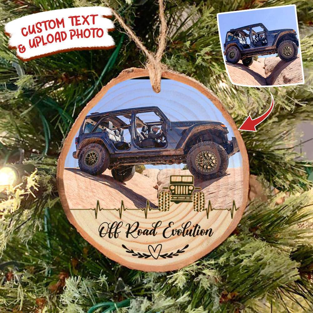 GeckoCustom Upload photo Off Road Ornament Wood Slice HN590