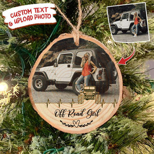 GeckoCustom Upload photo Off Road Ornament Wood Slice HN590