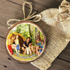 GeckoCustom Upload photo Ornament Family Ornament Christmas Wood Slice Ornament, HN590