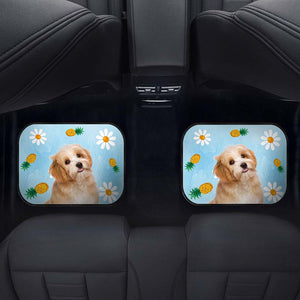 GeckoCustom Upload Photo Personalized Gift For Dog Lover Car Mat, HN590