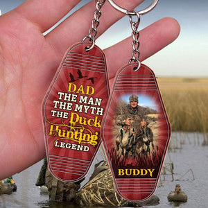 GeckoCustom Vintage Keychain, Hunting Gift, Gift For Dad/Grandpa HN590