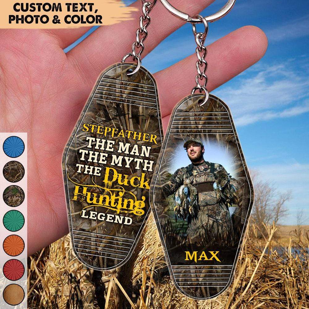 GeckoCustom Vintage Keychain, Hunting Gift, Gift For Dad/Grandpa HN590