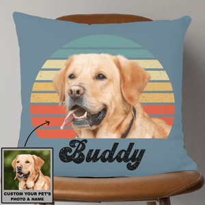 GeckoCustom Vintage Retro Photo Custom Throw Pillow