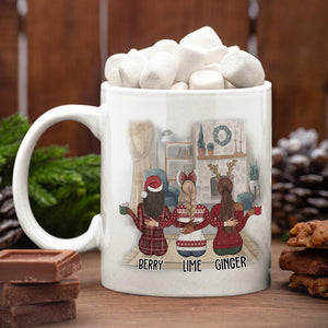 GeckoCustom We Are Like A Snowflake Christmas Bestie Mug, Best Friend Gift HN590