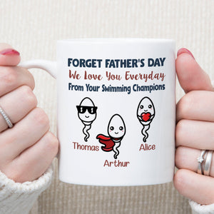 GeckoCustom We Love You Everyday Personalized Custom Father's Day Mug C346