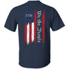 GeckoCustom We The People Patriotic Independence Day Shirt H389 Basic Tee / Navy / S