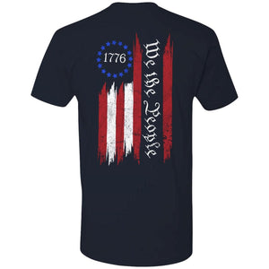 GeckoCustom We The People Patriotic Independence Day Shirt H389 Premium Tee / Midnight Navy / S