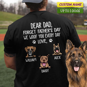 GeckoCustom We Woof You Every Day Dog Shirt K228 HN590