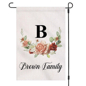 GeckoCustom Welcome Family Custom Garden Flag H177 12"x18"