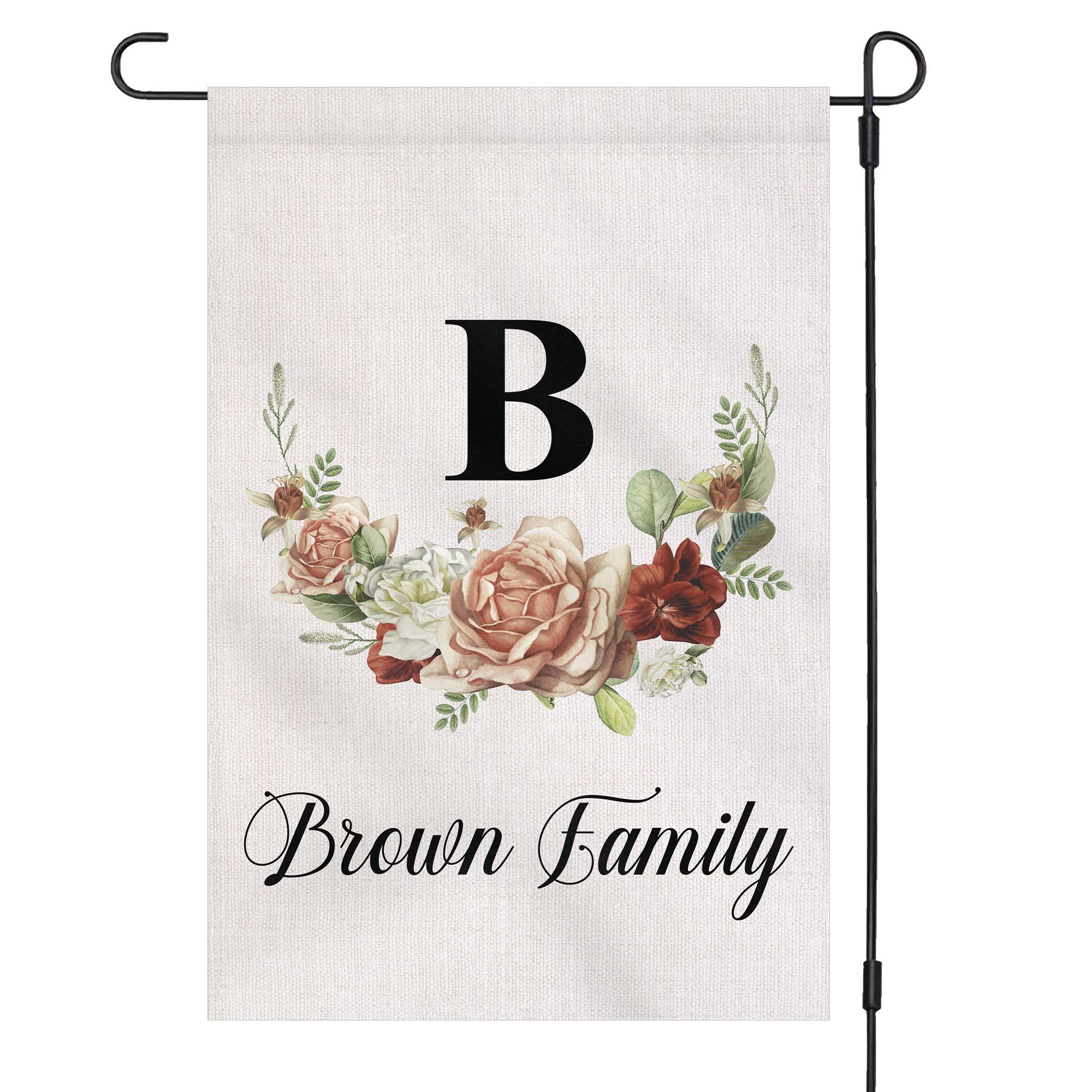 GeckoCustom Welcome Family Custom Garden Flag H177 12"x18"