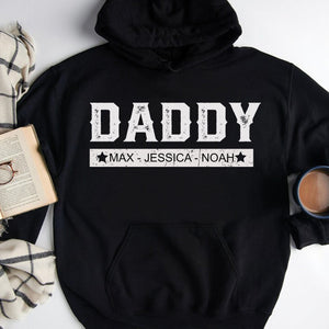 GeckoCustom With Kids Names Custom Daddy Personalized Custom Father's Day Shirt H318