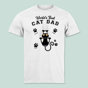 GeckoCustom World's Best Cat Dad Father's Day Shirt N304 889139