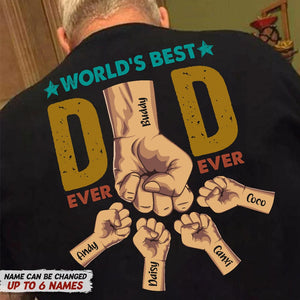 GeckoCustom World's Best Dad Ever Ever Family Shirt, HN590