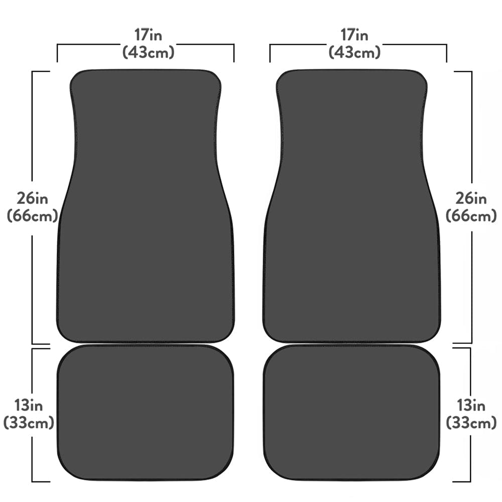 GeckoCustom You Can Go Fast But I Can Go Any Where Car Mats, Upload Photo Car, HN590