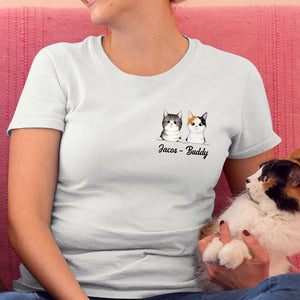 Personalized Cat Clipart Cat Shirt, N304 HN590